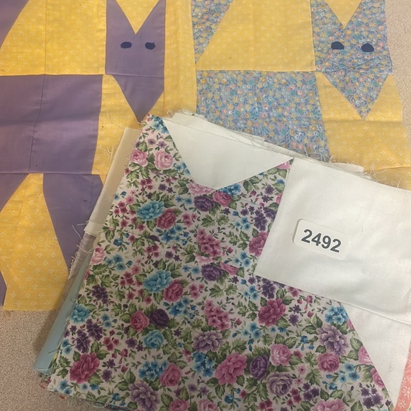 Pieced cat quilt - Picture 7 of 7